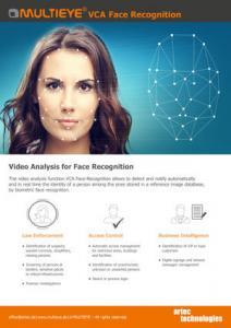 VCA Face Recognition Flyer